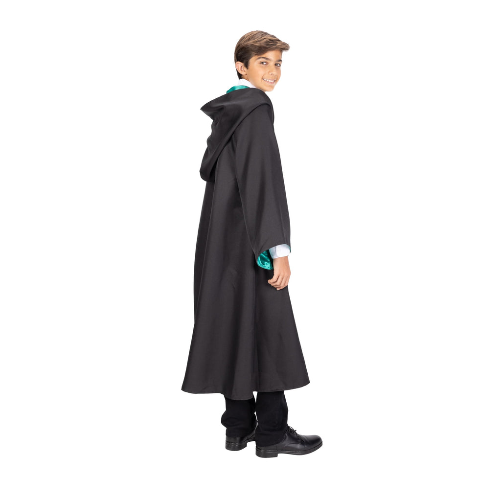 Harry Potter Boys or Girls Premium Hogwarts Slytherin Cosplay Robe, Size L/XL