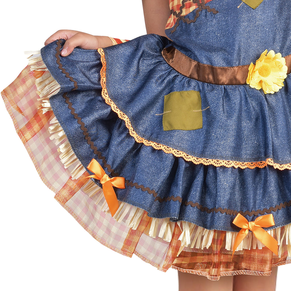 Scarecrow Sweetie Halloween Costume for Children, Girls' Size S (6/6x), by Way to Celebrate