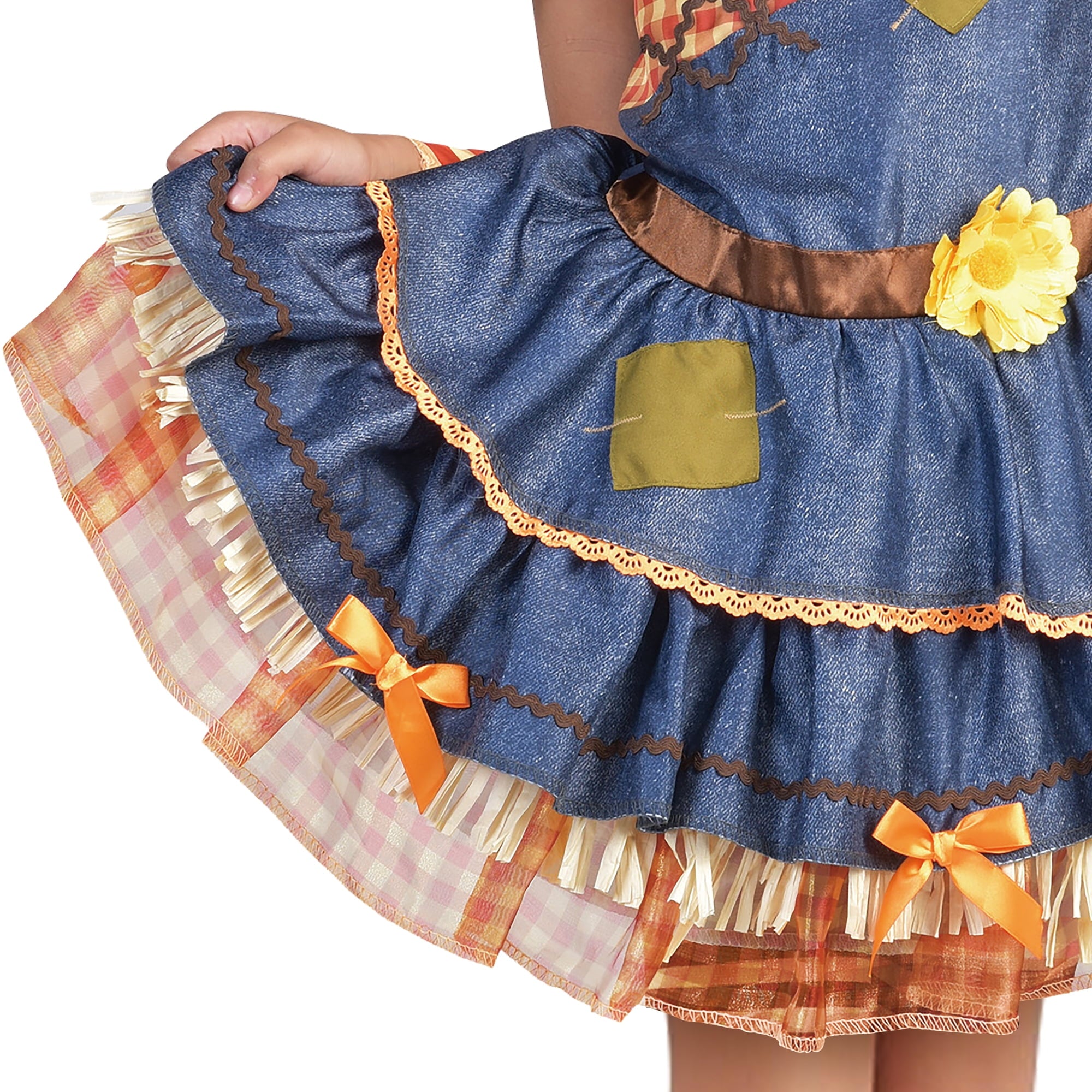 Scarecrow Sweetie Halloween Costume for Children, Girls' Size S (6/6x), by Way to Celebrate