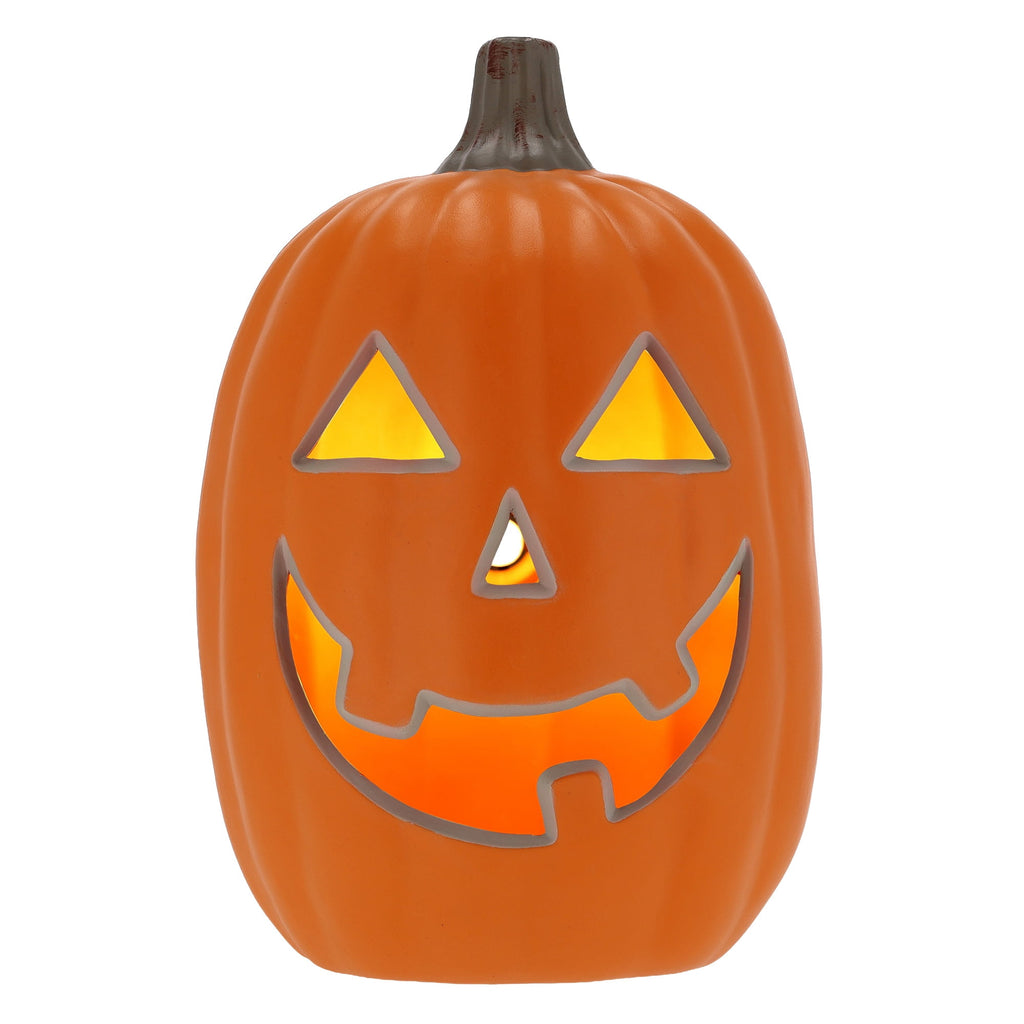 Light-Up Jack-o'-Lantern, Orange, 16", Halloween by Way To Celebrate