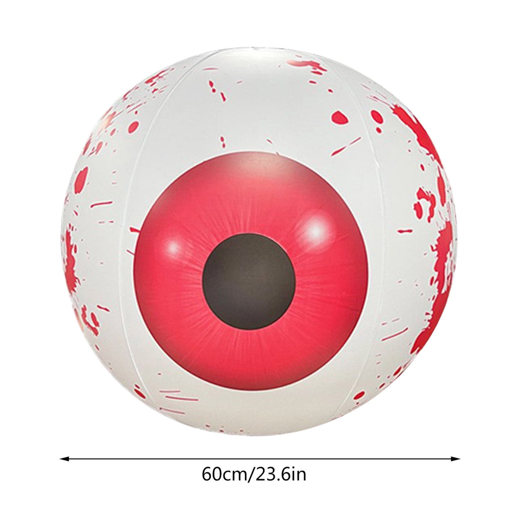 Kdkad Halloween Inflatables Large Set of Eyes Decoration, 23.6 Inch Large LED Glowing Eyes Inflatable Set, Blow Ups Eyes for Yard Horror Parties & Blow-Up Displays