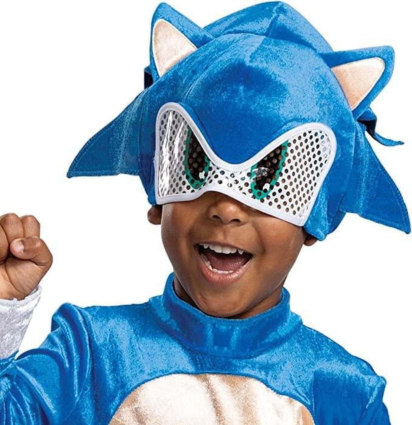 Disguise Toddler Boys' Sonic the Movie Sonic Jumpsuit Costume - 3T-4T