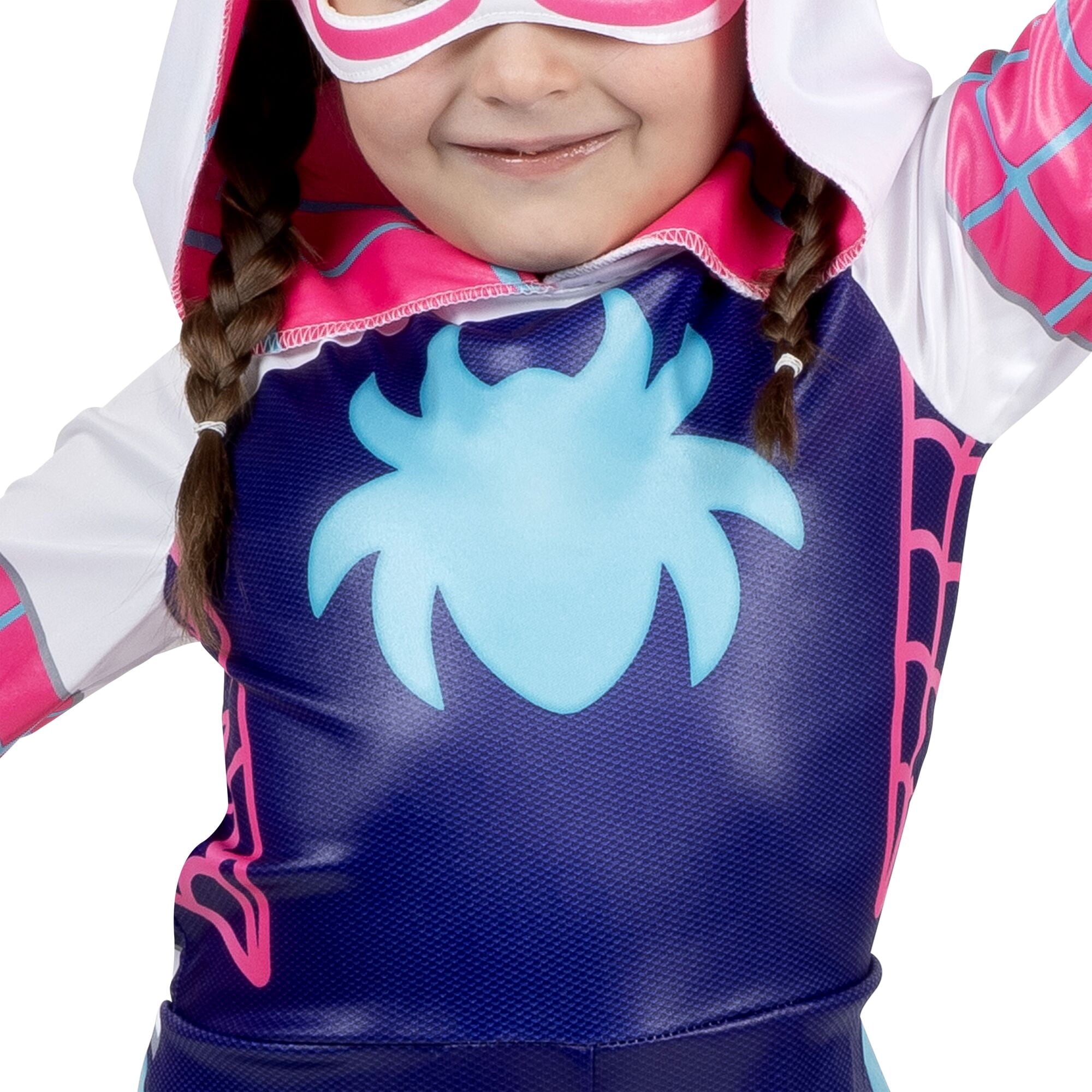 Marvel's Ghost Spider Halloween Costume for Toddler, Size 3-4T, by Jazwares