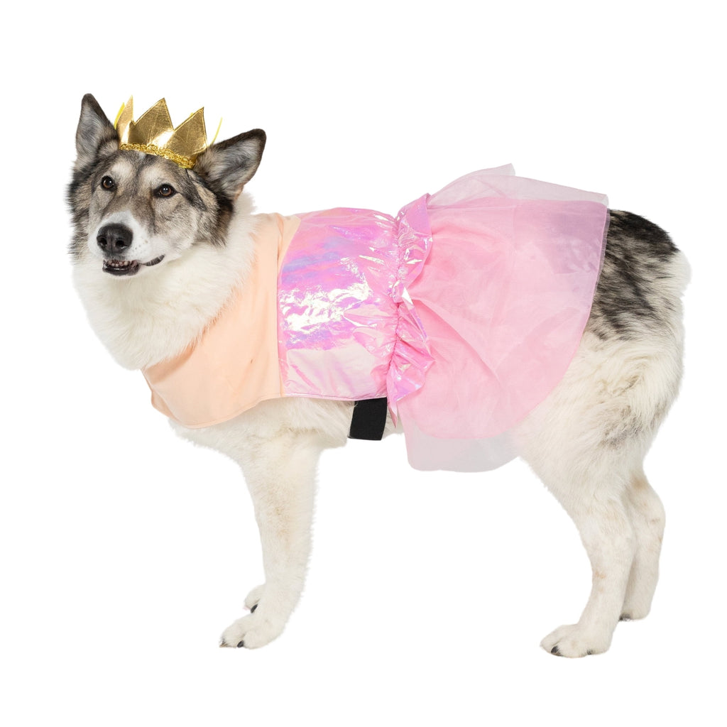 Vibrant Life Halloween Good Witch Costume for Dogs, Pink and Gold, Medium