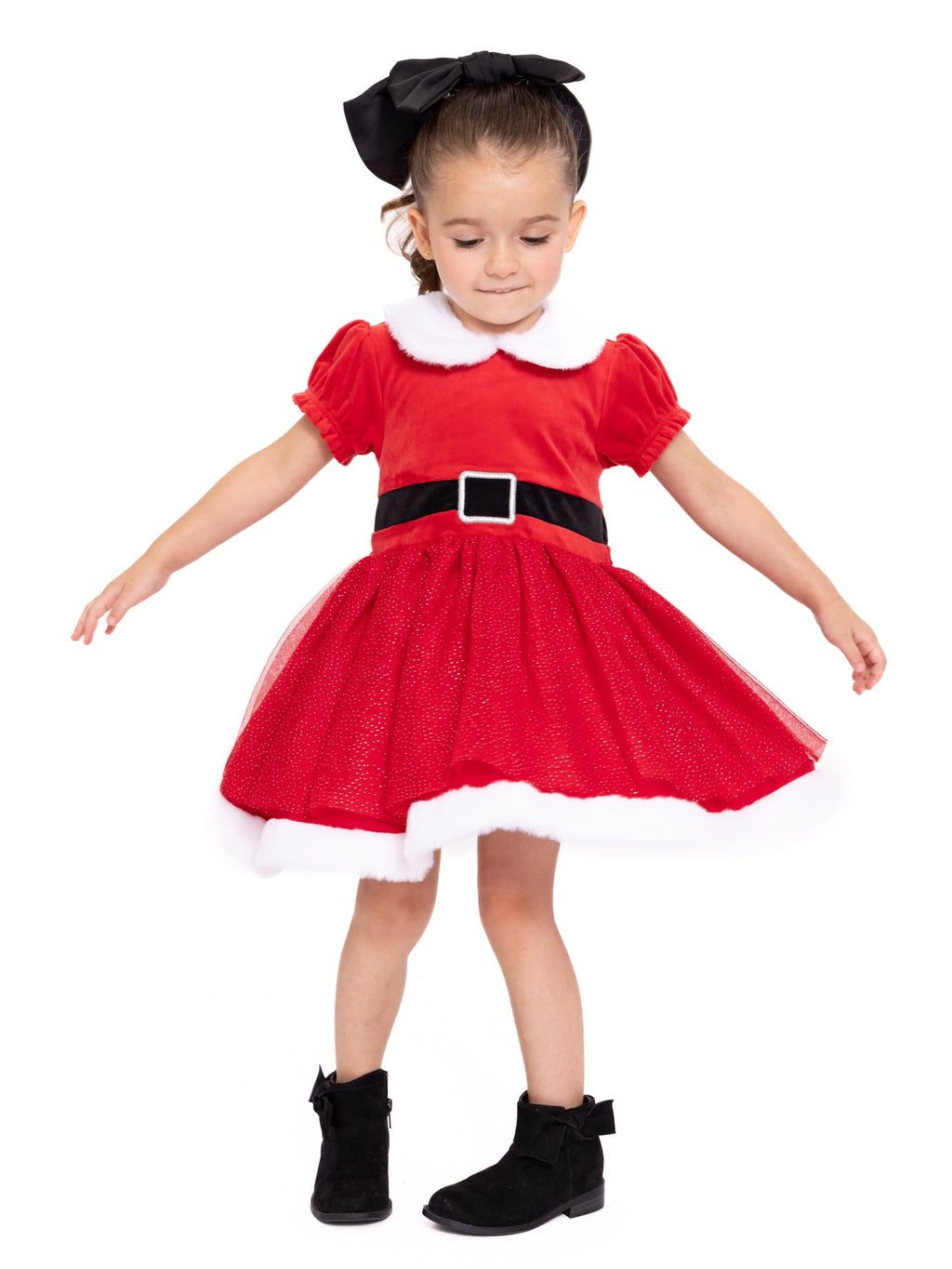 Toddler Girl Elf Velour Cosplay Dress, Sizes 12M-5T