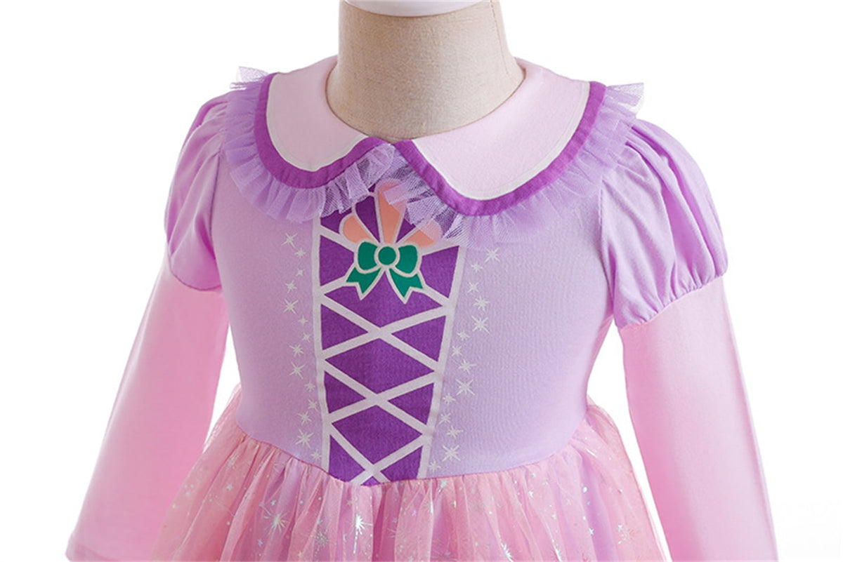 WIBACKER 1-6Y Toddler Girls Princess Costumes Dresses Fancy Dress Up Clothes for Halloween Party Cosplay, Christmas Gift
