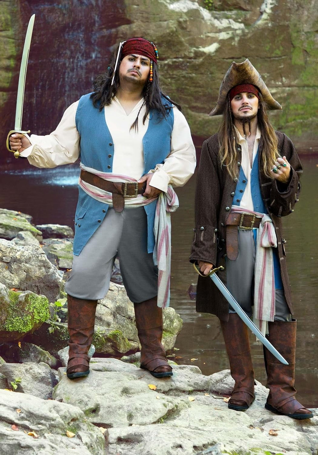 Deluxe Jack Sparrow Pirate Costume for Men