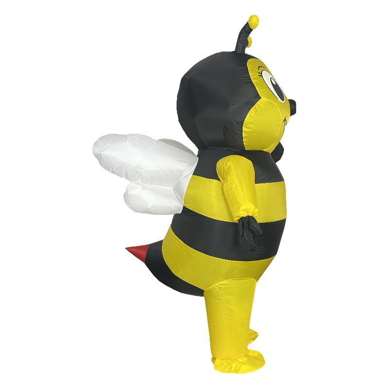 Bee Inflatable Costume Men And Women Full Body Inflatable Dress Up Adult Christmas Halloween Carnival Cosplay Inflatable Suit,Height 59"–74.8",Bee