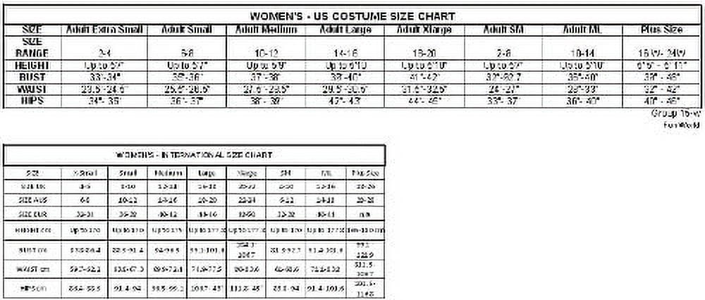 FunWorld Womens Plus Goth Maiden Witch Costume