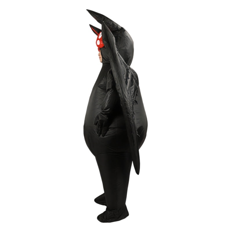 Halloween Moth Inflatable Costume Horror Fun Inflatable Costume Party Party Fun Dress Up Novelty Inflatable Costume,Height 59"–74.8",Bat