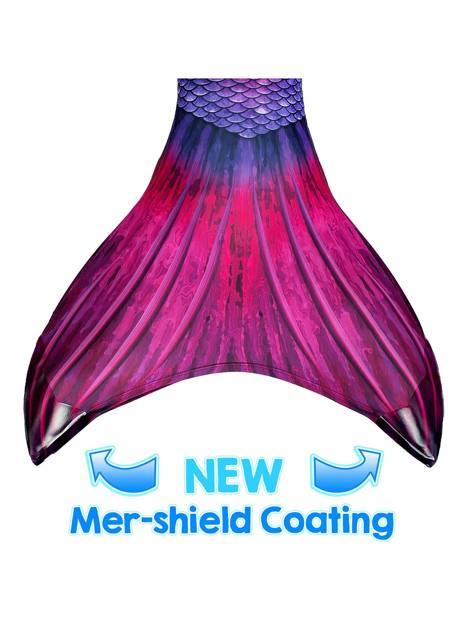 Sun Tail Mermaid Blue Lagoon Tail Skin, Size Child Extra Large (Monofin Not included) for Girls