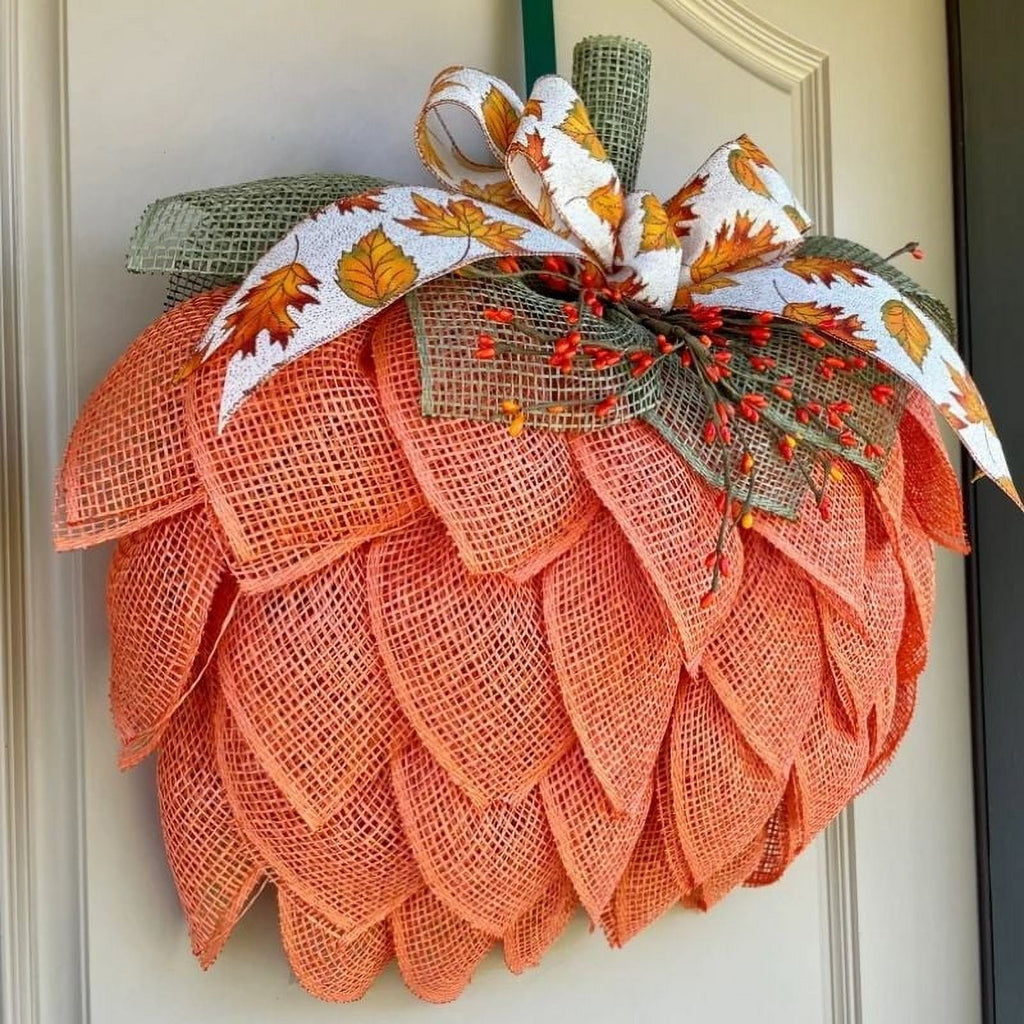 Fall Peony and Pumpkin Wreath for Front Door - Thanksgiving Wreath, Year Round Durable Farmhouse Wreath with Maple Leaves, Berries, Pinecones, and Pumpkins for Thanksgiving, Halloween, Home Decor