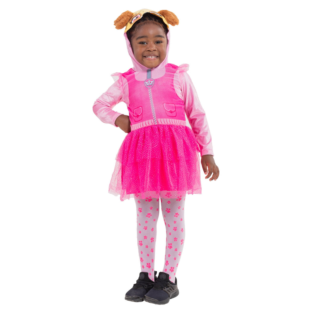 Nickelodeon Paw Patrol Skye Everest Girls Cosplay Tulle Costume Dress and Tights for toddler girls