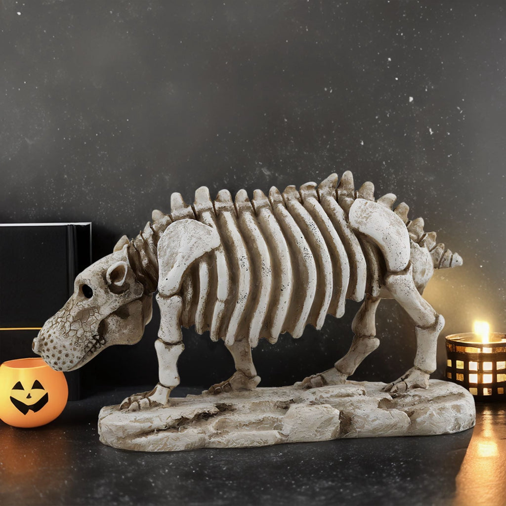 Halloween Skeleton Snake Prop Realistic Scary Serpent Decorative Ornament, Spooky Scene Setup Skeleton Decor Haunted House Party Prop, Home Shop Display Halloween Skeleton Holiday Ornament Gift