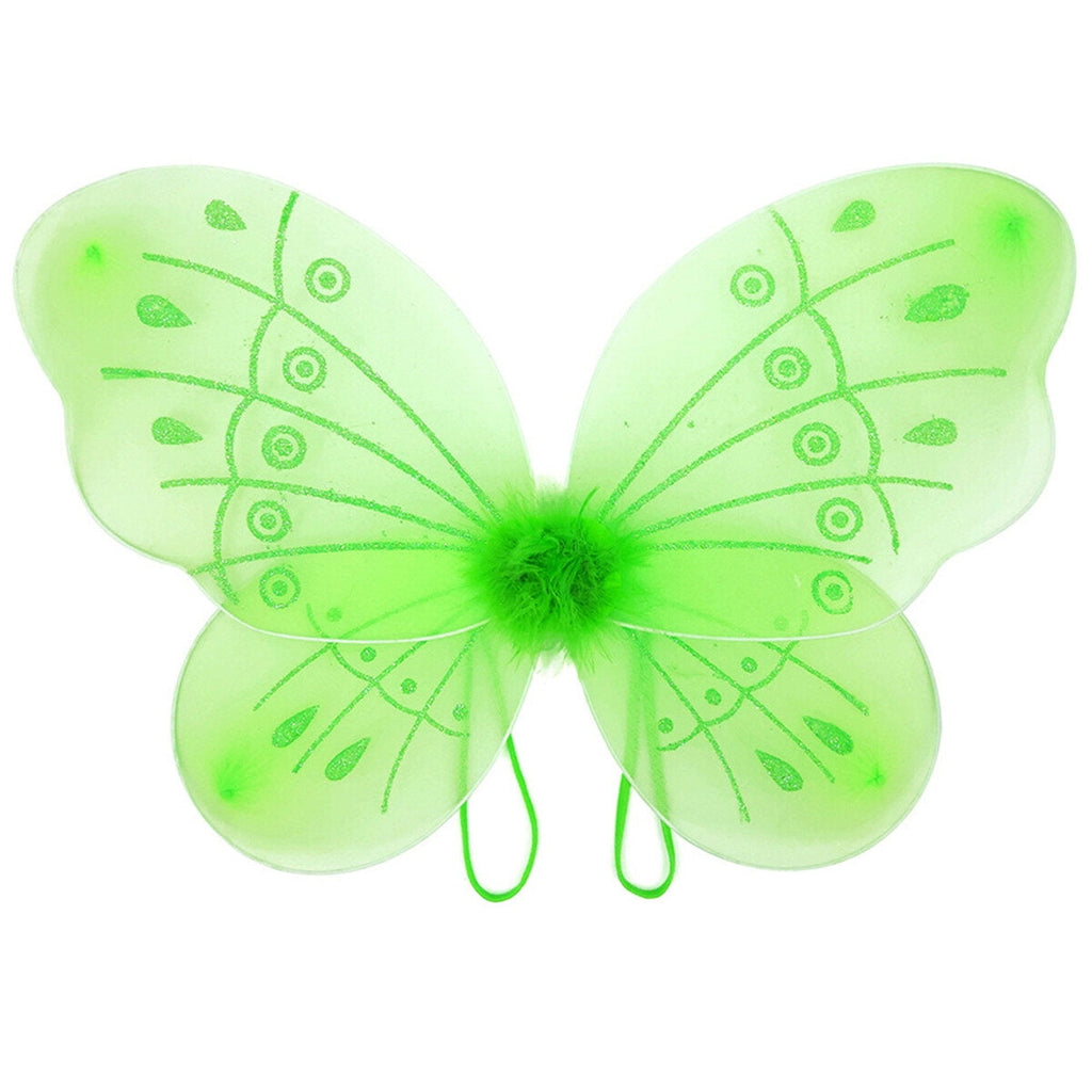 HAWEE Flowers Fairy Costume for Girls Toddler Halloween Birthday Party Fairy Elf Dress up with Wings