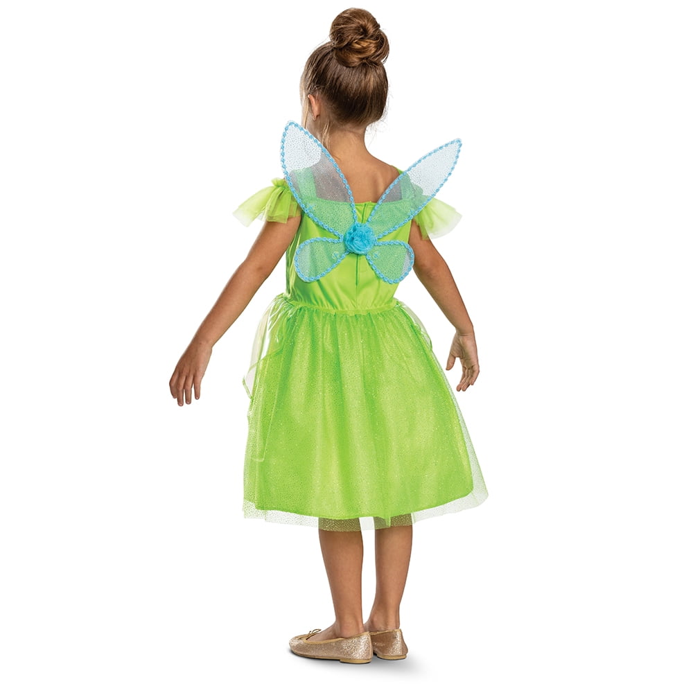 Disney Tinker Bell Halloween Costume for Children, Girls Size XS (4/5), by Disguise