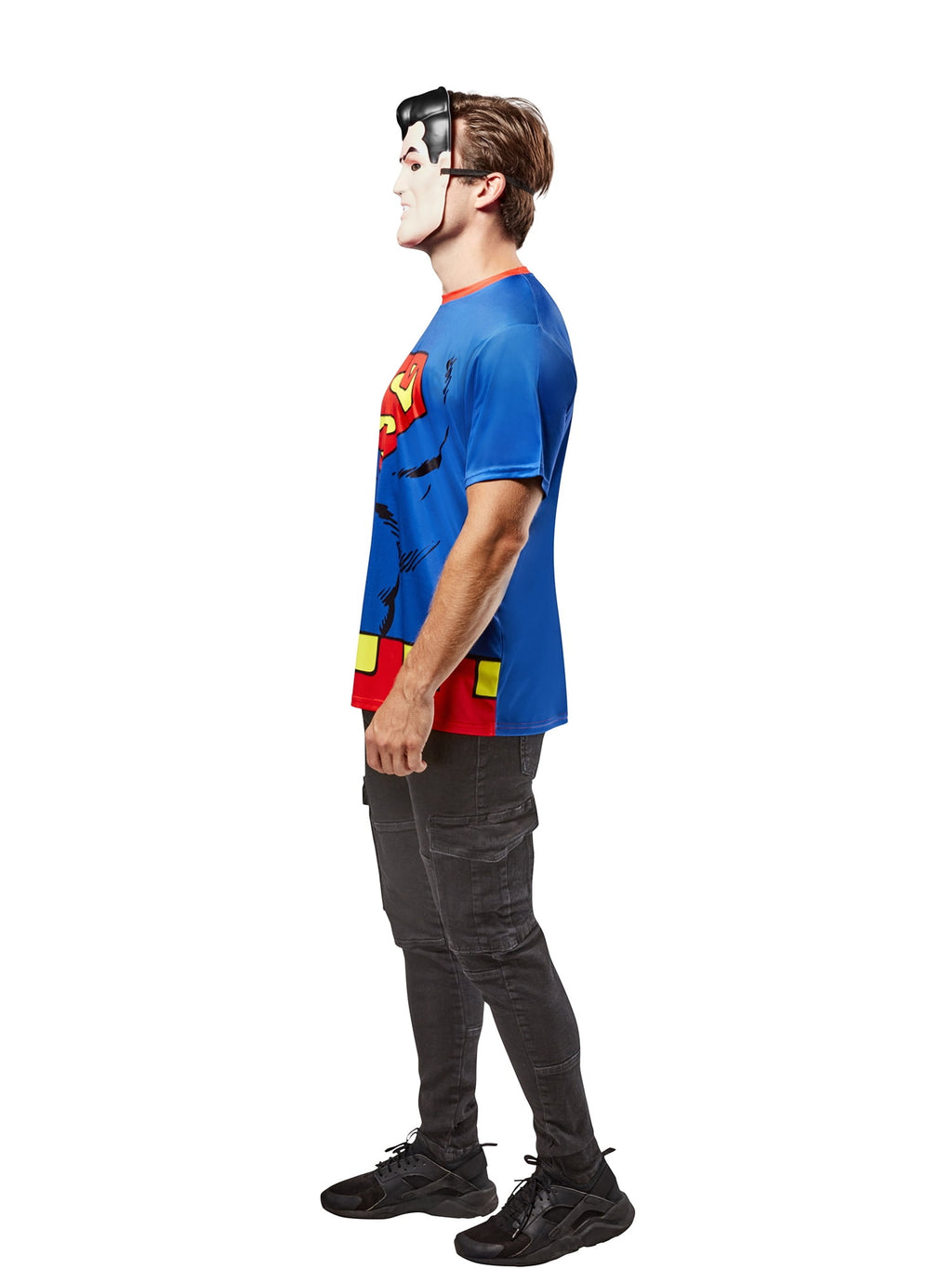 DC Comics Superman Ben Cooper Costume Set for Adults by Rubies, Men's One Size