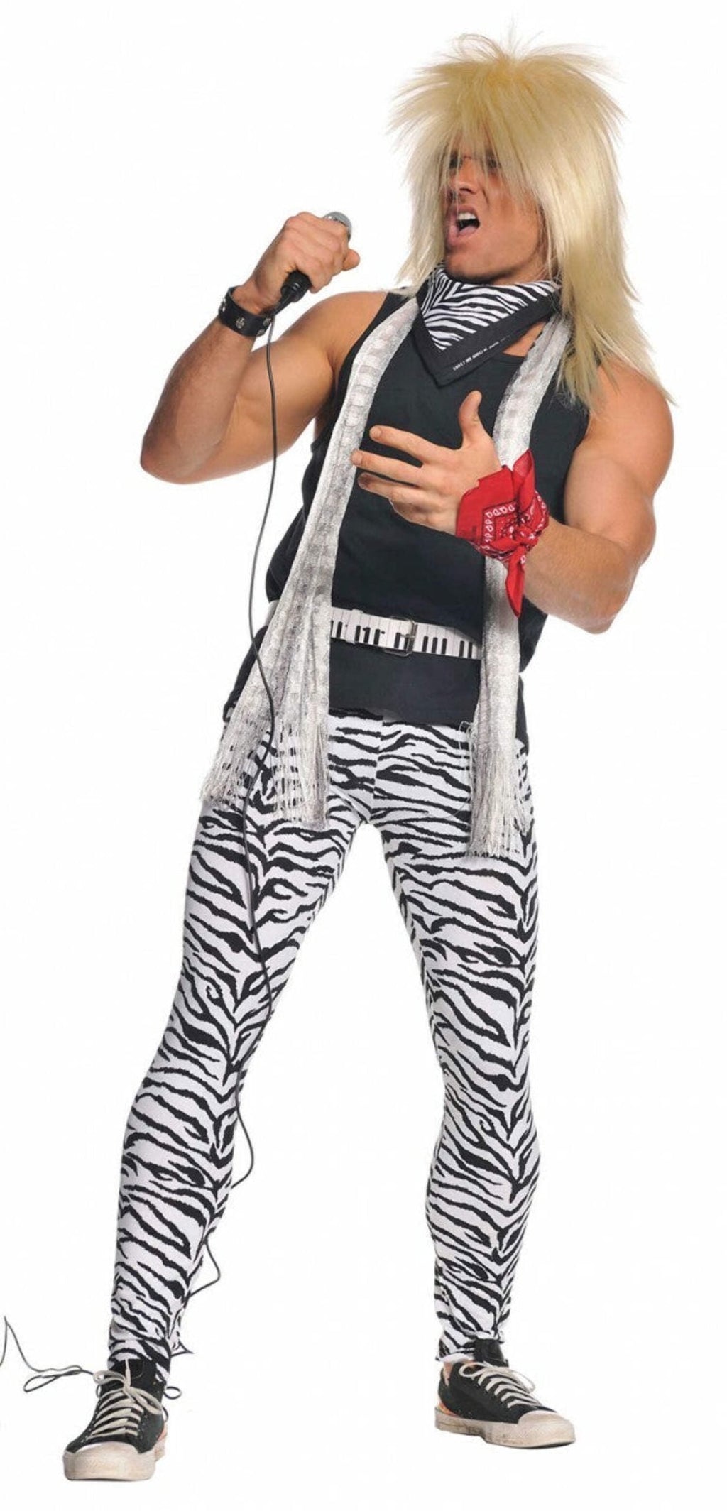 80'S ROCKER MENS XXL - Adult Halloween Costume Accessory Party Dress Up