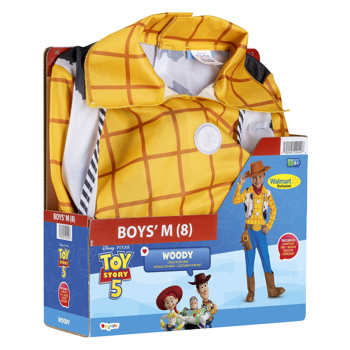 Disney Toy Story Woody Halloween Costume for Children, Toddlers Size 3T-4T, by Disguise