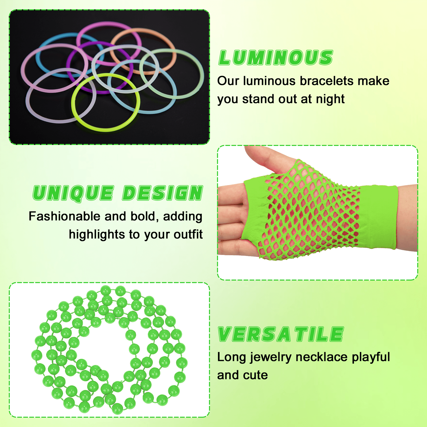 Loritta 80s Costumes for Women Outfit Accessories Set with Fishnet Gloves Leg Warmers Bags Tutu Skirts for Theme Party