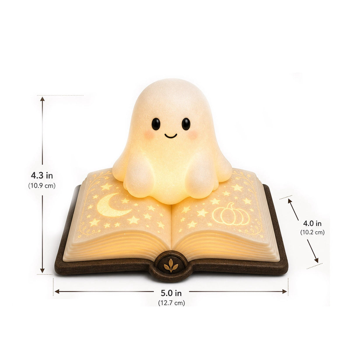 YZEGDCH Halloween 3D Ghost Campfire Flickering Night Light 2 Funny Roasting Marshmallows at Campfire LED Electric Faux Flameless Campfire Nightlight Funny Halloween Decor