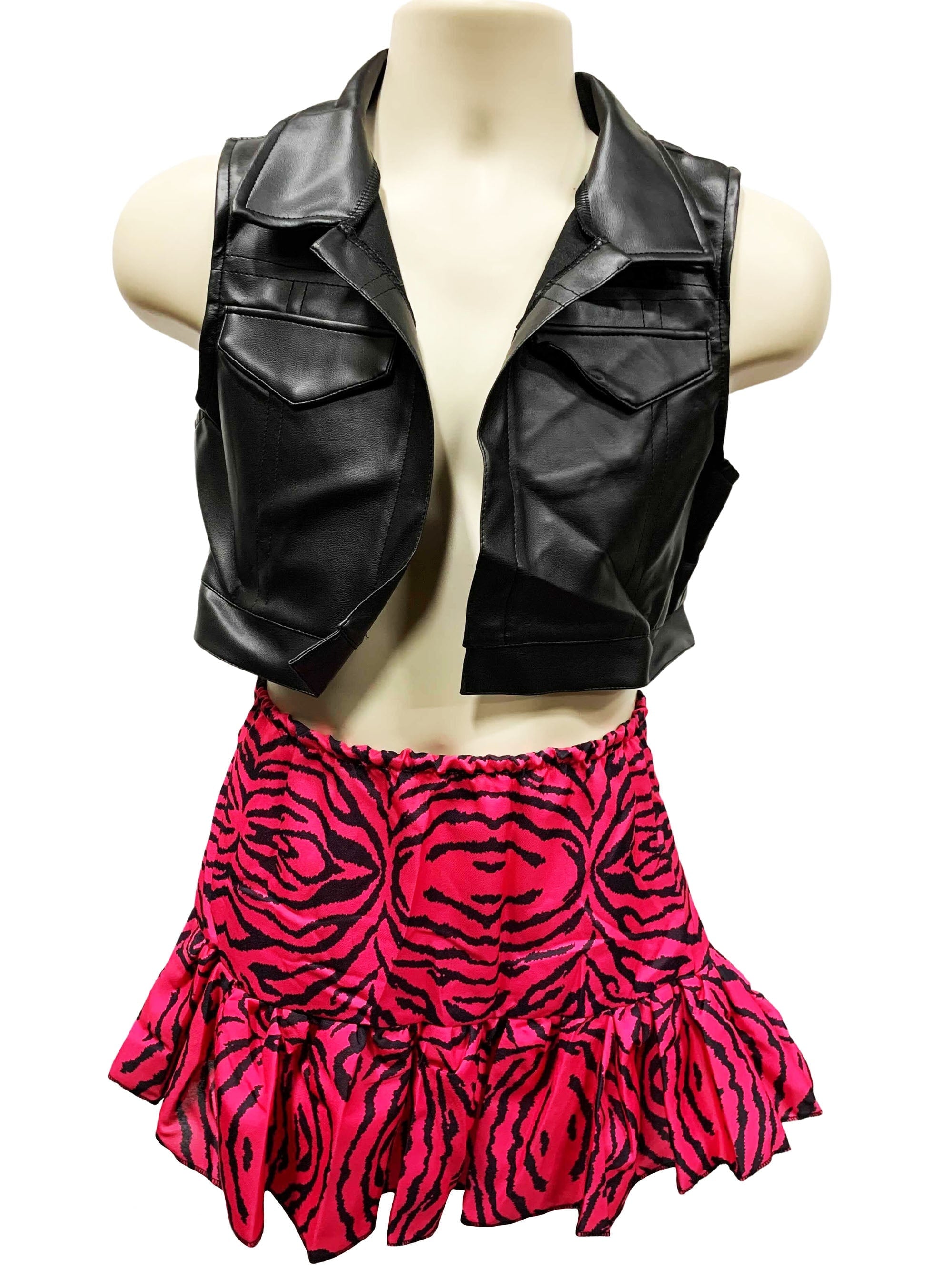 Rockin The 80's Womens Pink Costume