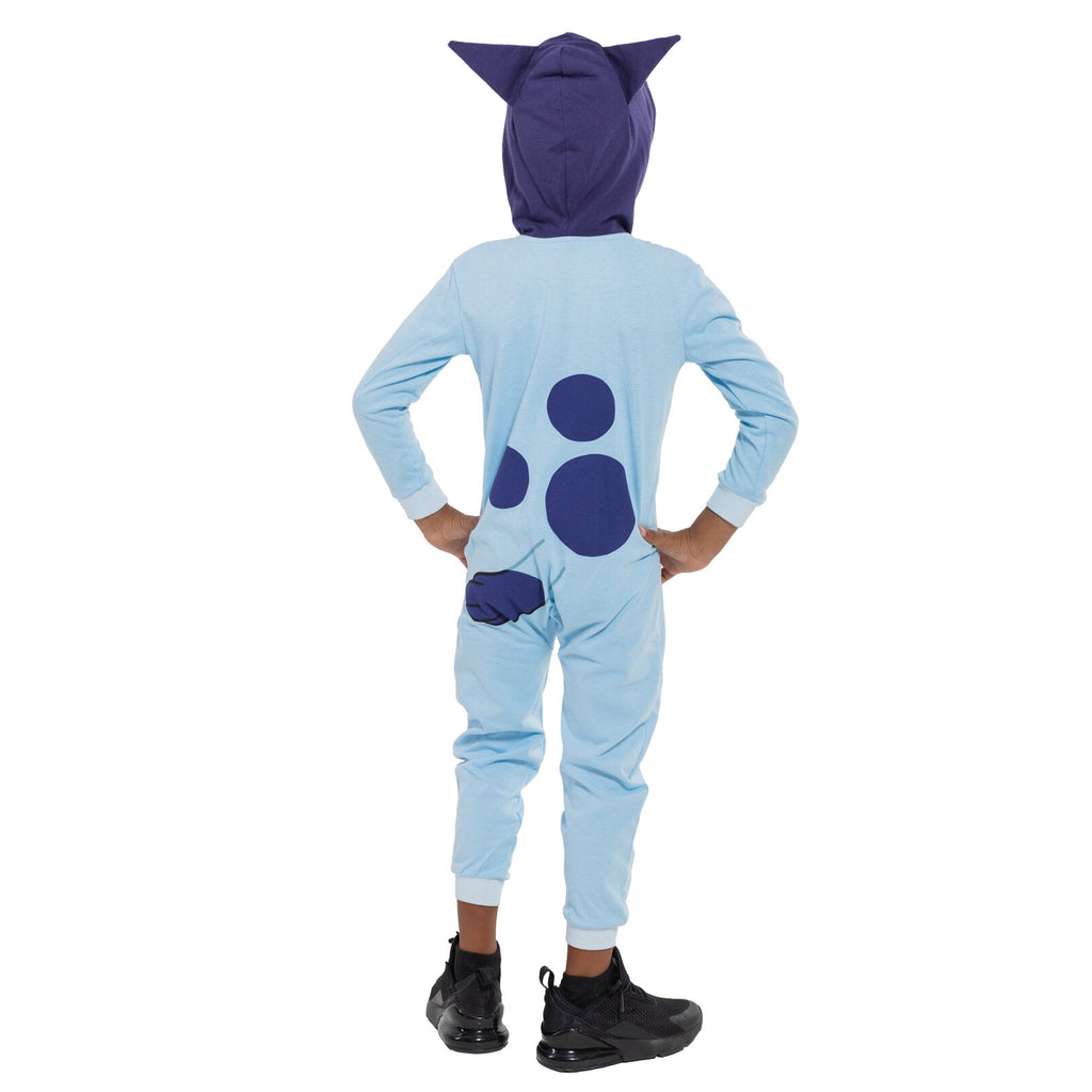 Bluey Little Kids' Boy or Girl Cosplay Hooded Coverall Bingo Orange