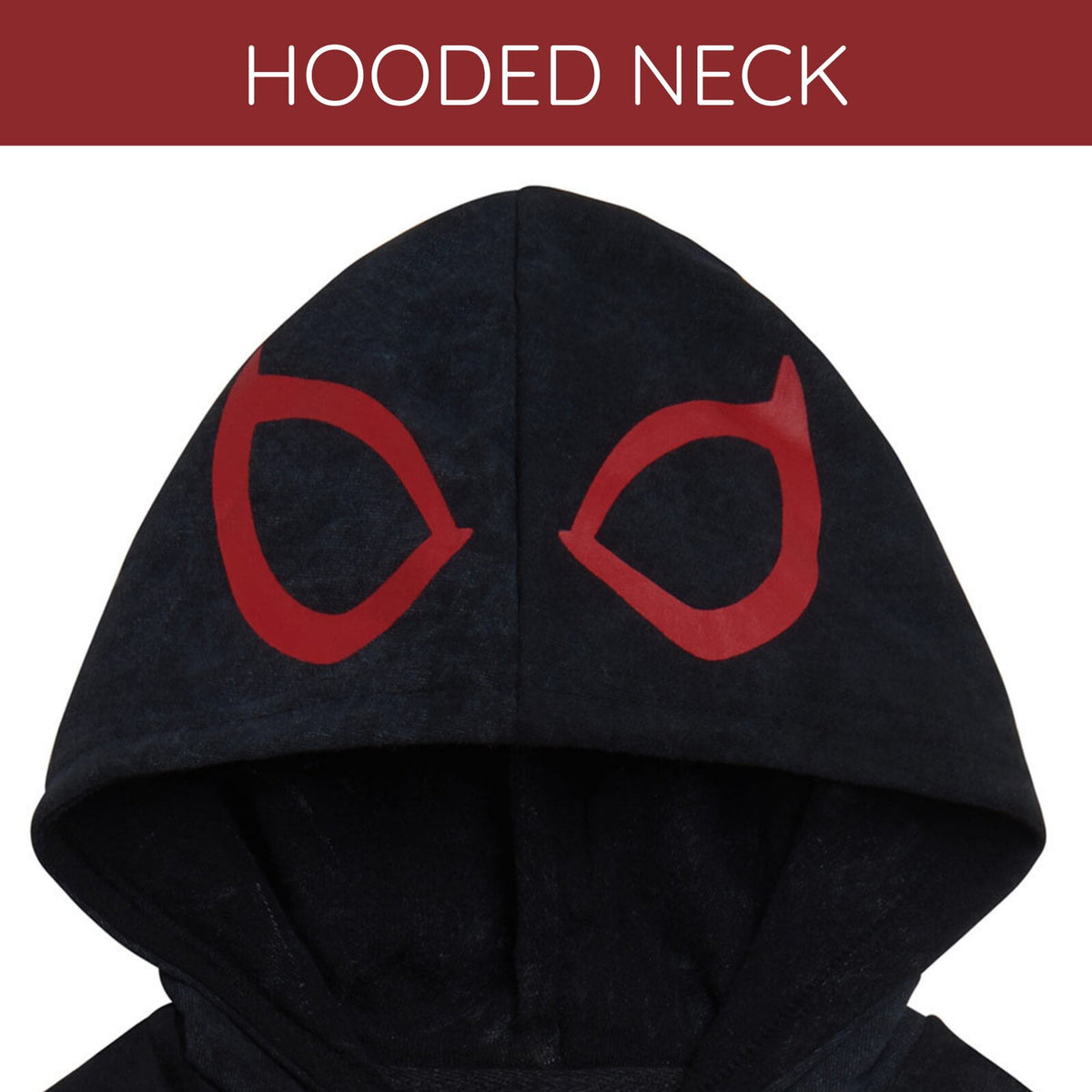 Marvel Spider-Man Adult Men or Women Cosplay Fleece Zip-Up Hoodie Miles Morales Charcoal