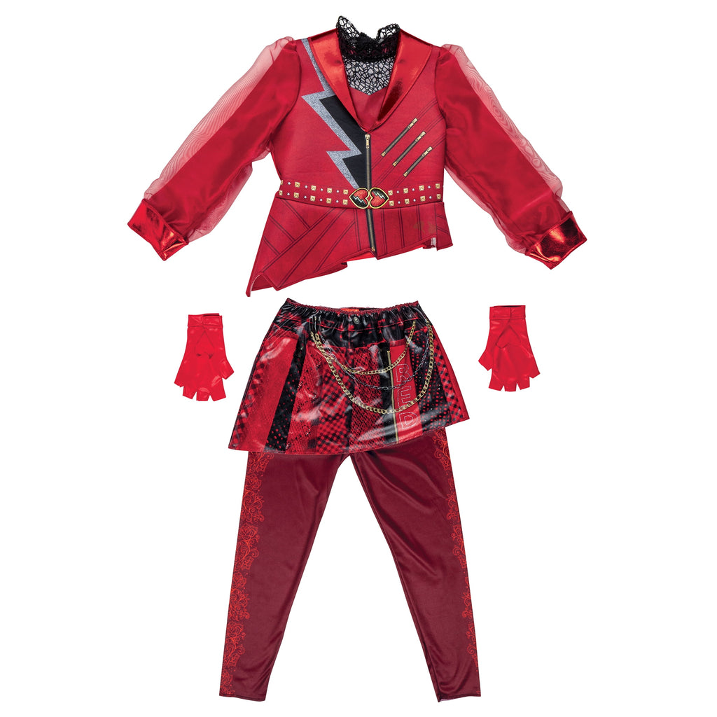 Disney Descendants 5 Red Halloween Costume for Children, Girls Size M (7/8), by Disguise