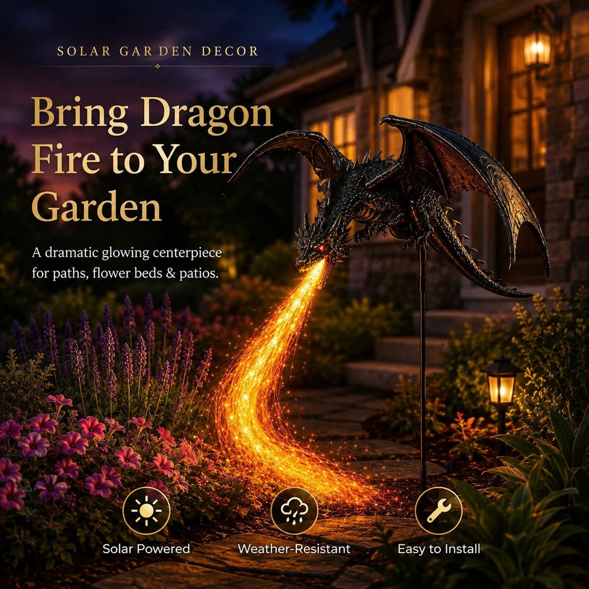 Halloween Witch Cauldron Garden Stake Lights, 2.7Ft LED Color Waterfall-Style Light Flow Flying Witch Garden Stake, Waterproof Weather Resistant Projector Lights for Outdoor Yard, Lawn, Pathway