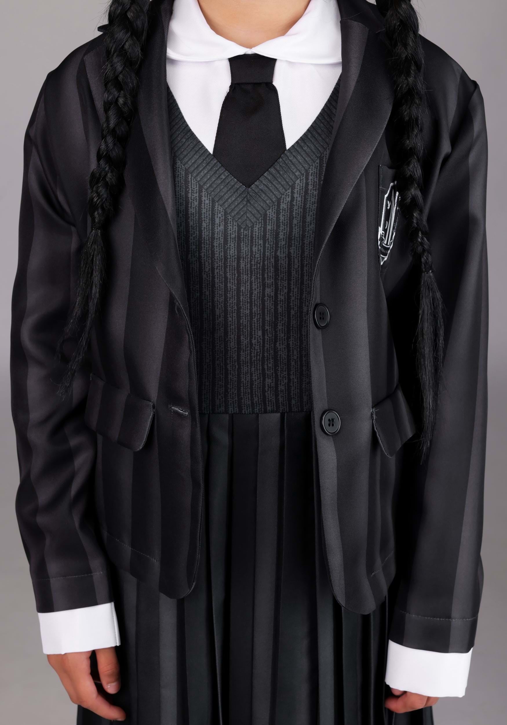 Wednesday Nevermore Girl's Costume