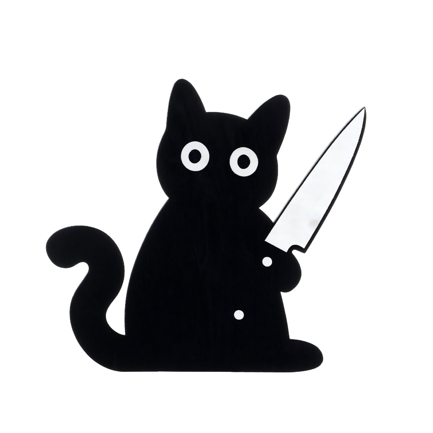 Halloween Wall Decorations Set of 3 Cat-8.6" Black Cat Wooden Indoor Halloween Decoration for Door Cornor for Entrance Hall, Kitchen, Shelf Ultimate Door Corner Decoration