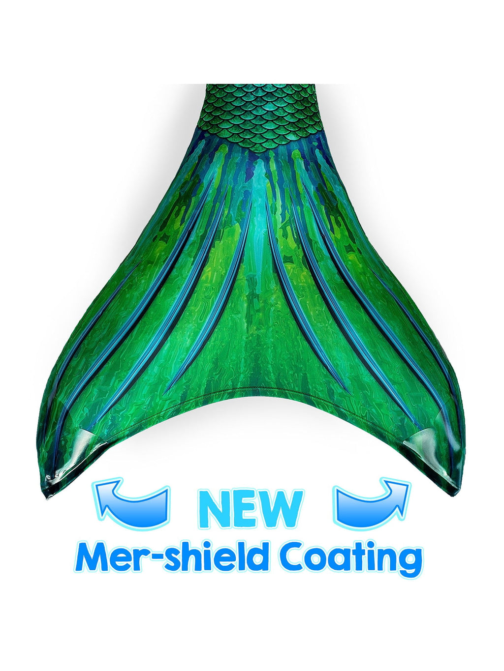 Sun Tail Mermaid Blue Lagoon Tail Skin, Size Child Extra Large (Monofin Not included) for Girls