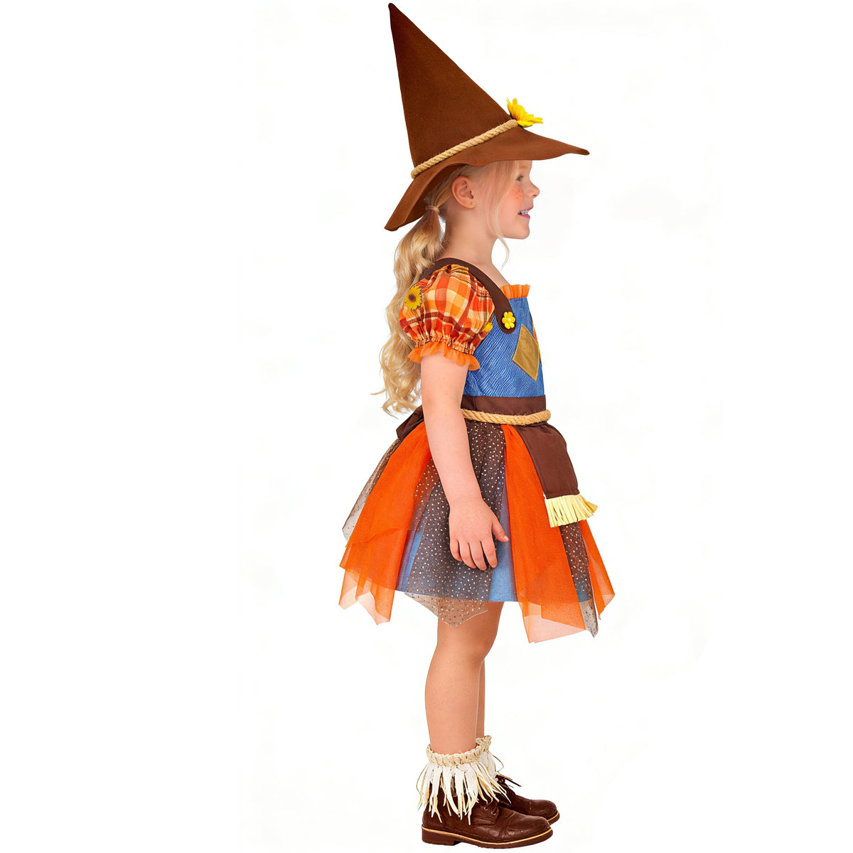 Scarecrow Sweetie Halloween Costume for Toddler, Size 3T-4T, by Way to Celebrate