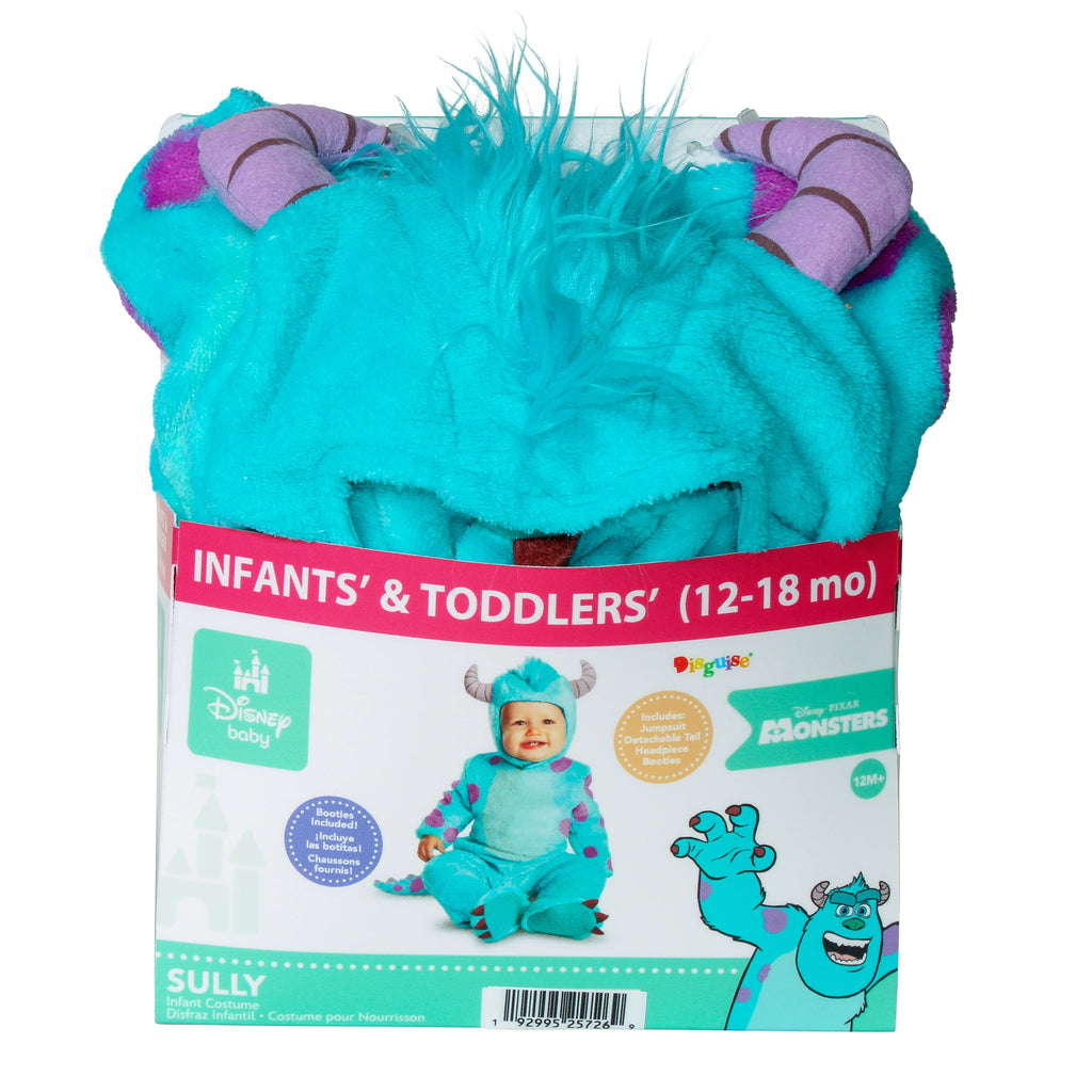 Disney Monsters Inc. Sulley Halloween Costume for Children, Infants Size 12-18M, by Disguise