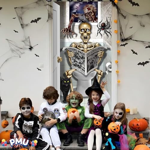 PMU Halloween Microwave Door Decoration 12in x 24in (1/pkg) Pkg/1