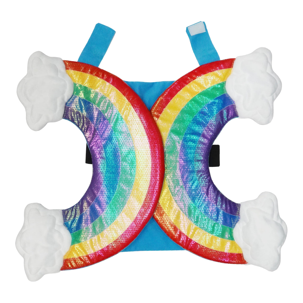 Best Furry Friends Costume for Dogs or Cats, Rainbow, X-Small