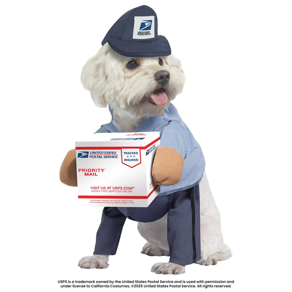 California Costumes US Mail Carrier Pup Dog Costume | Large Unisex
