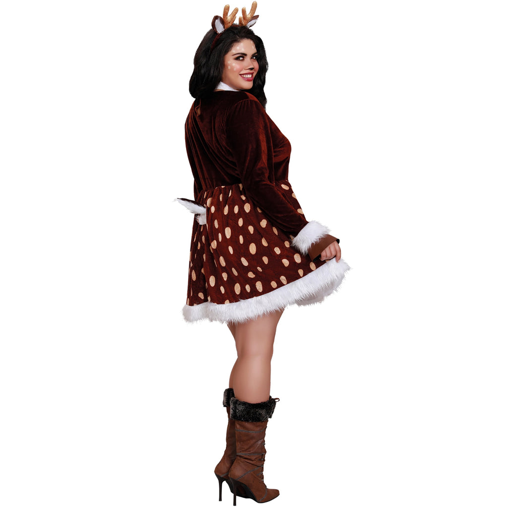 Deer Me! Halloween Costume for Adults, Women's Size M (8/10), by Way to Celebrate