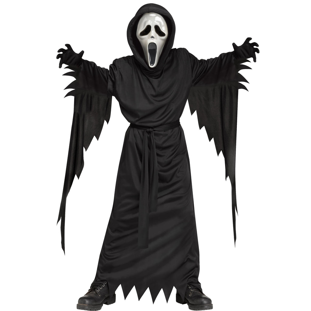 Bleeding Ghost Face 5pc, Halloween Costume for Children, Boys Size M (8), by Fun World