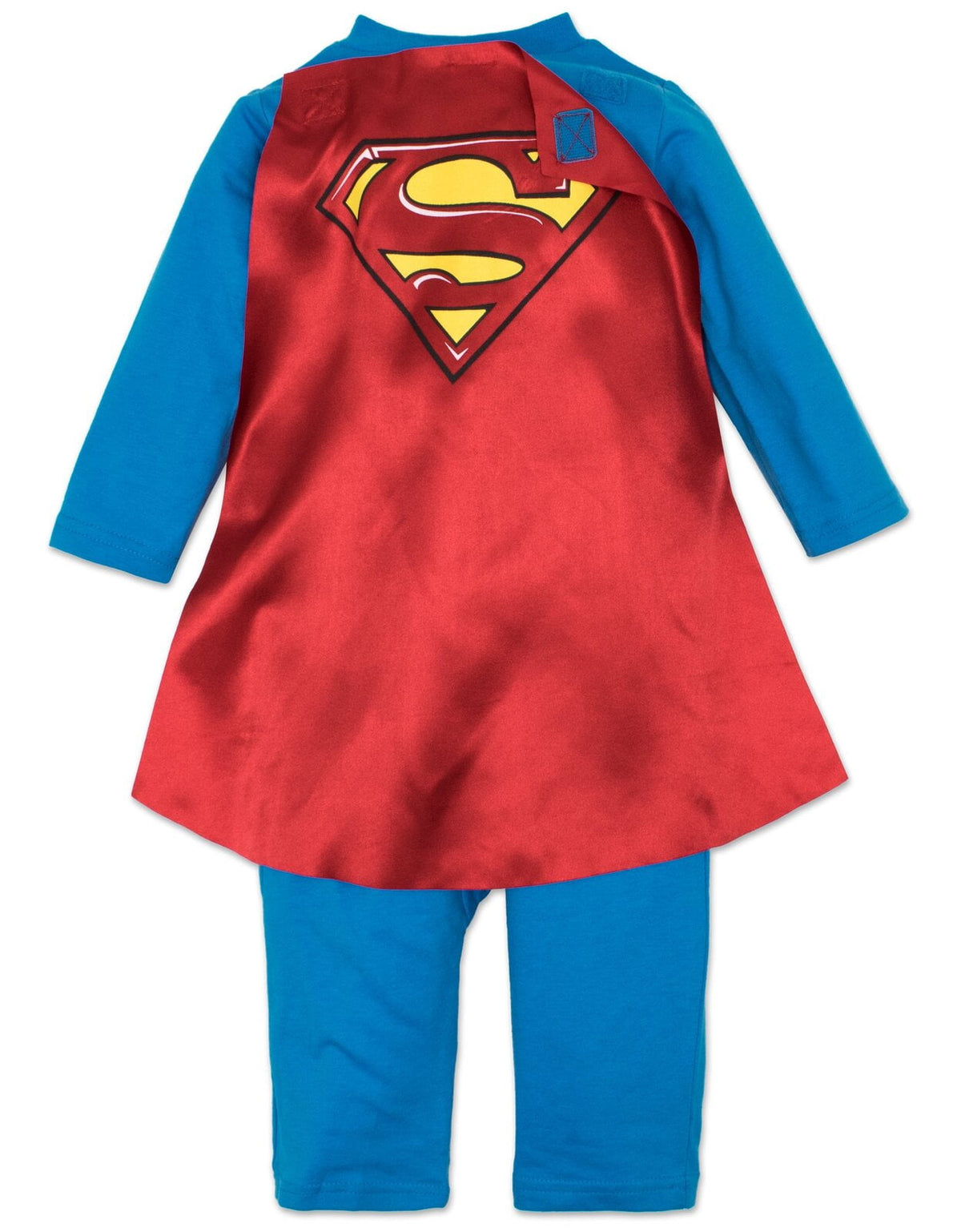 DC Comics Justice League Toddler Boy or Girl Cosplay One Piece Coverall with Cape Batman Black