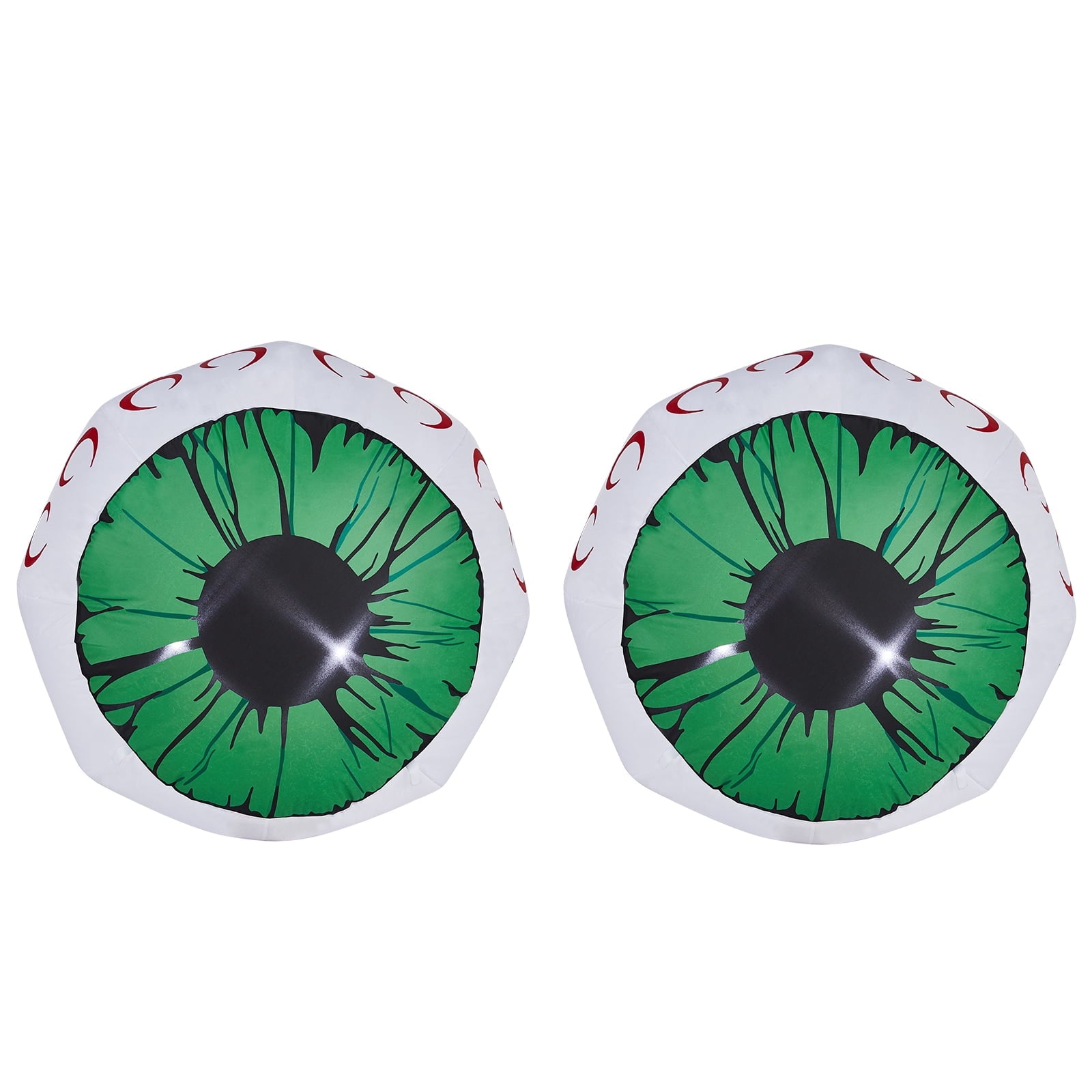 2 Packs Halloween Inflatables Large Set of Lighted Eyes Decoration 3FT Blow Ups Green Eyes for Yard Inflatable Halloween Decor Outdoor with LEDs Party Supplies Blow up Decoration for Indoor Outdoor