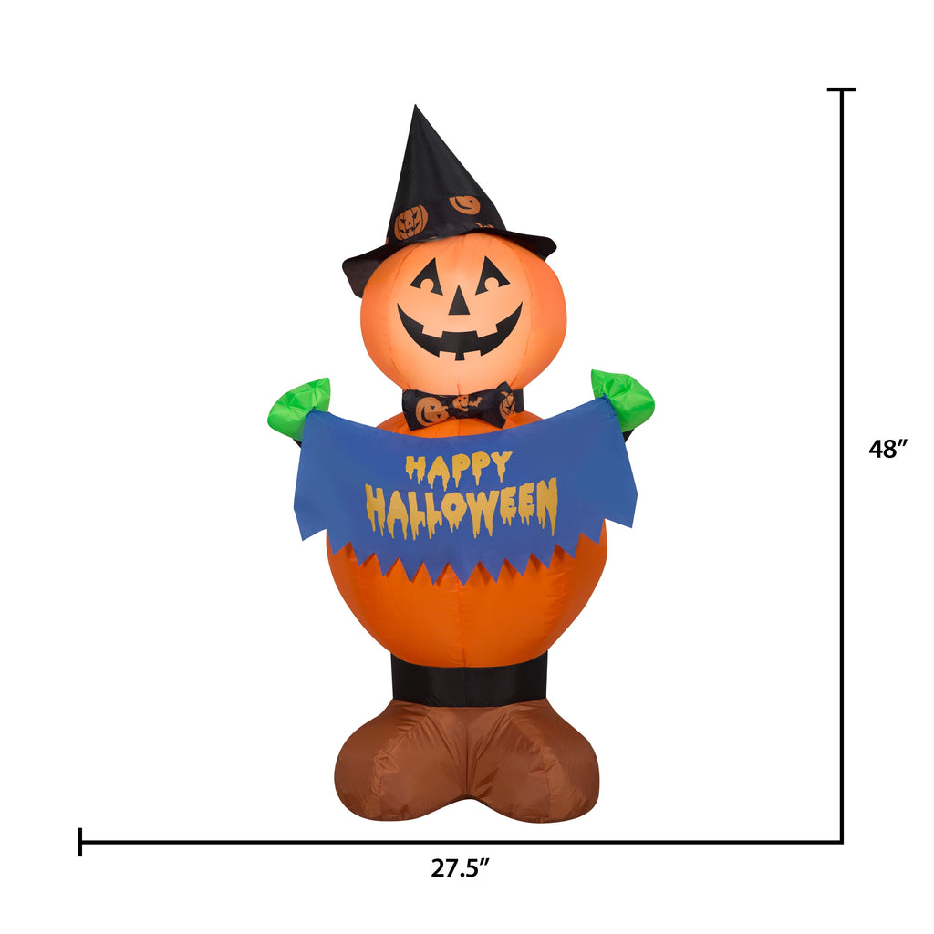 48 Inch Crawling Jack o' Lantern Monster for Halloween by Airblown Inflatables