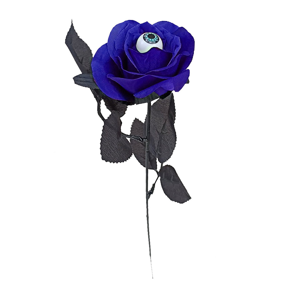 Feltree Halloween Decorations 10 Pieces Faux Rose With Eyeballs Halloween Faux Eyeball Flowers Faux Gothic Rose Bushes For Halloween Party Home Decorations