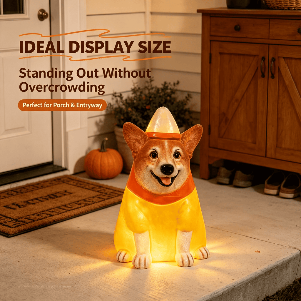 Clearance! Christmas Golden Retriever Statue with LED Lights, Cute Dog Holding Puppy Figurine, Christmas Decoration Indoor Outdoor, Gift for Kiddo Adults