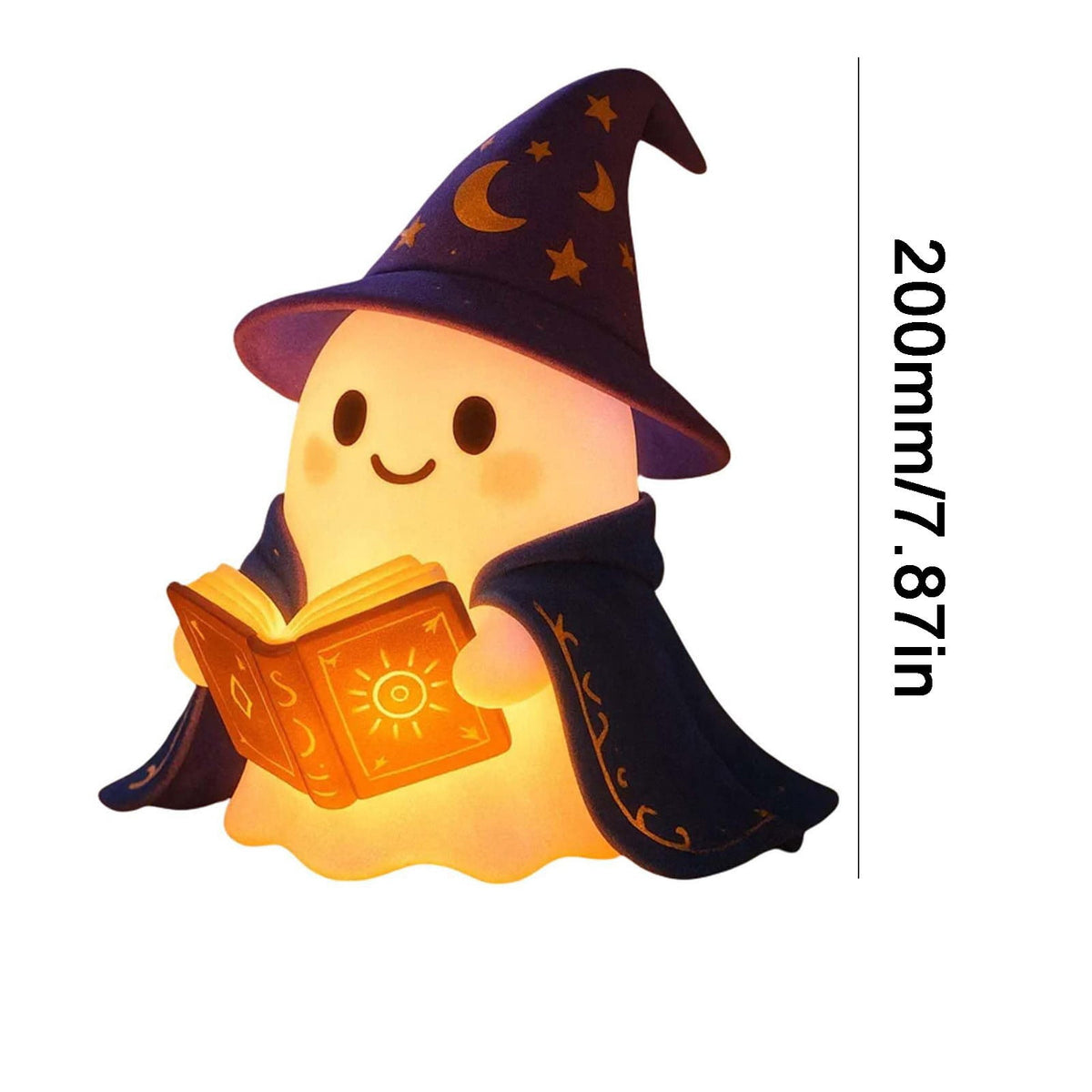 YZEGDCH Halloween 3D Ghost Campfire Flickering Night Light 2 Funny Roasting Marshmallows at Campfire LED Electric Faux Flameless Campfire Nightlight Funny Halloween Decor