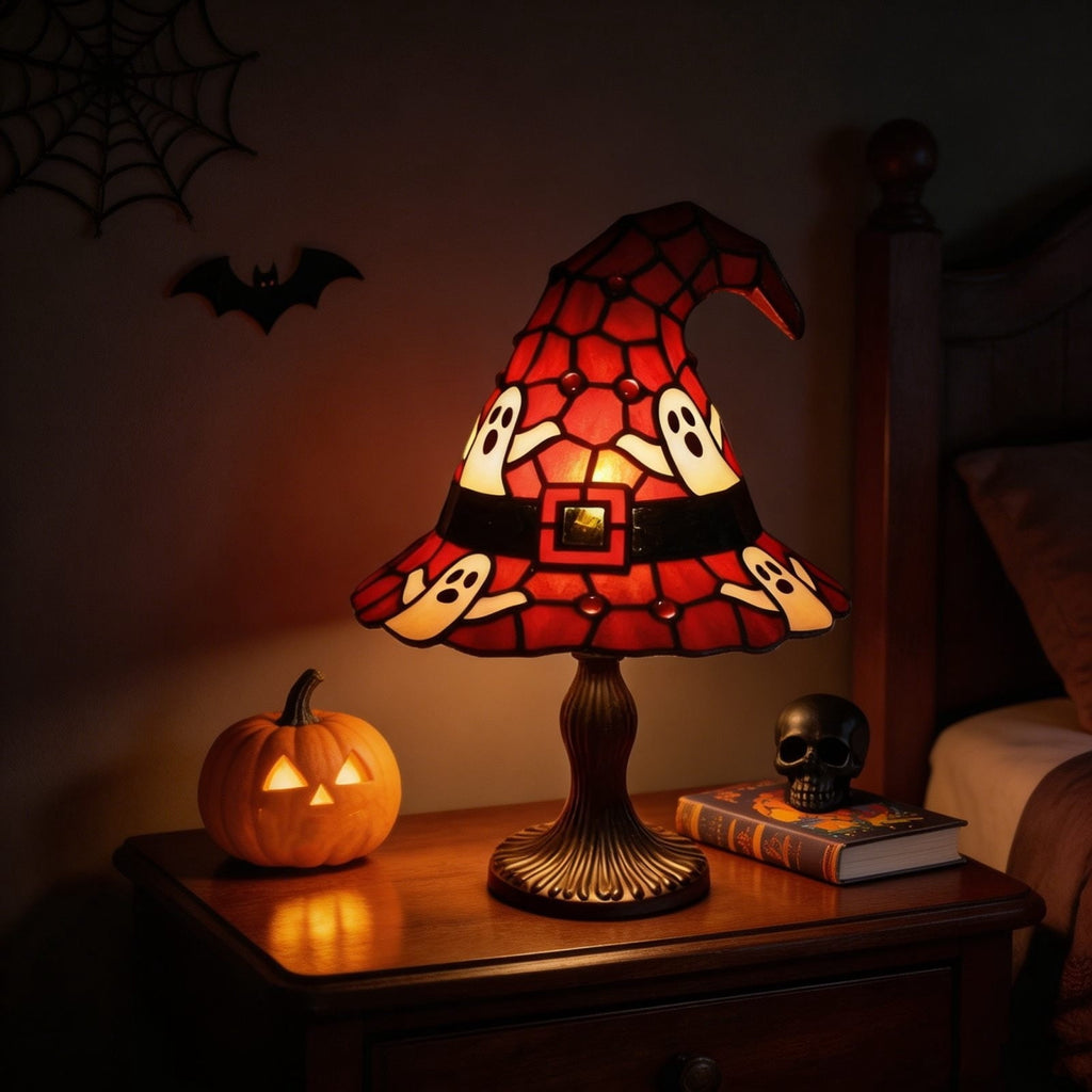 YZEGDCH Halloween 3D Ghost Campfire Flickering Night Light 2 Funny Roasting Marshmallows at Campfire LED Electric Faux Flameless Campfire Nightlight Funny Halloween Decor