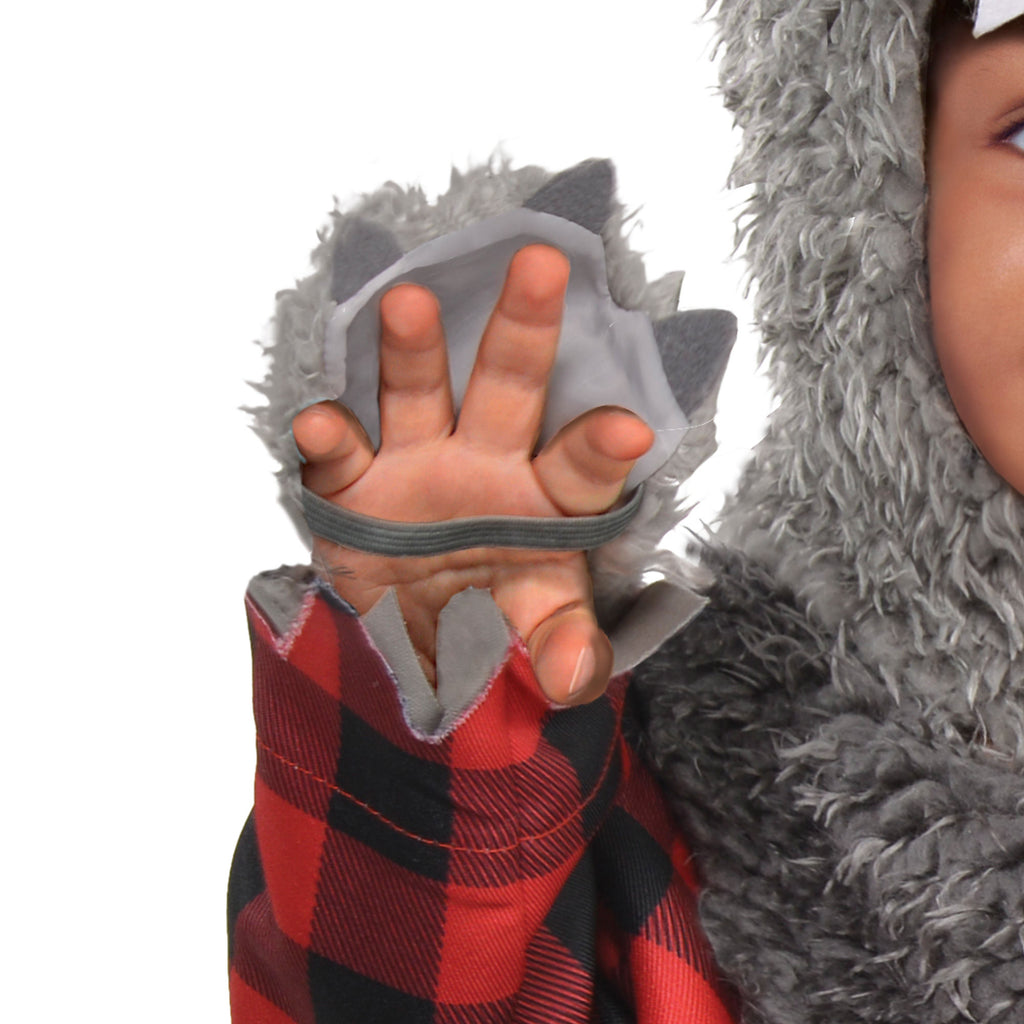 Amscan Baby Wolf Halloween Costume for Infants, 12-24 Months, with Included Accessories