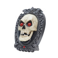 Light-Up Skeleton Doorbell Decoration, Gray and White, 9", Halloween by Way To Celebrate