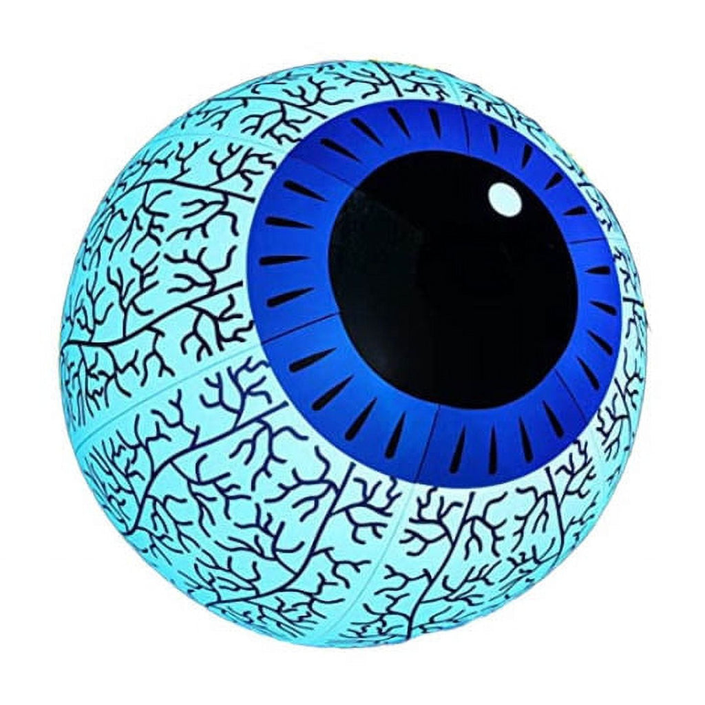 Halloween Decorations 15.7 inch Halloween Inflatable Ghost Eyeball with Built-in Battery Powered RGB LED Light Suitable for Indoor Outdoor Yard Party Halloween Decor